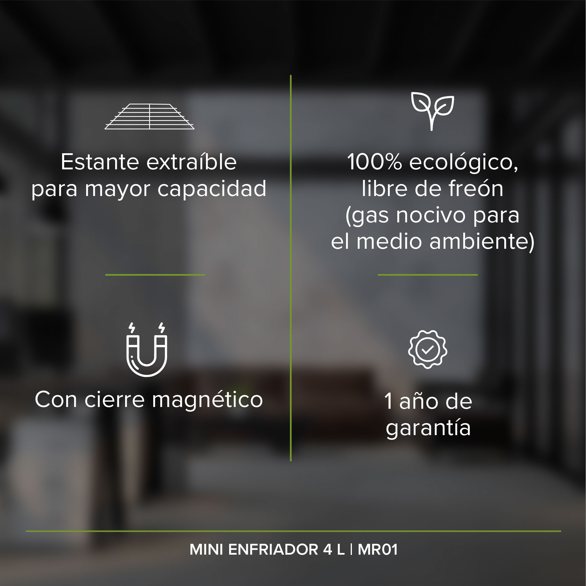 Foto 4 pulgar | Mini Refrigerador Avera Portátil Auto Casa Oficina Mr01- color Blanco