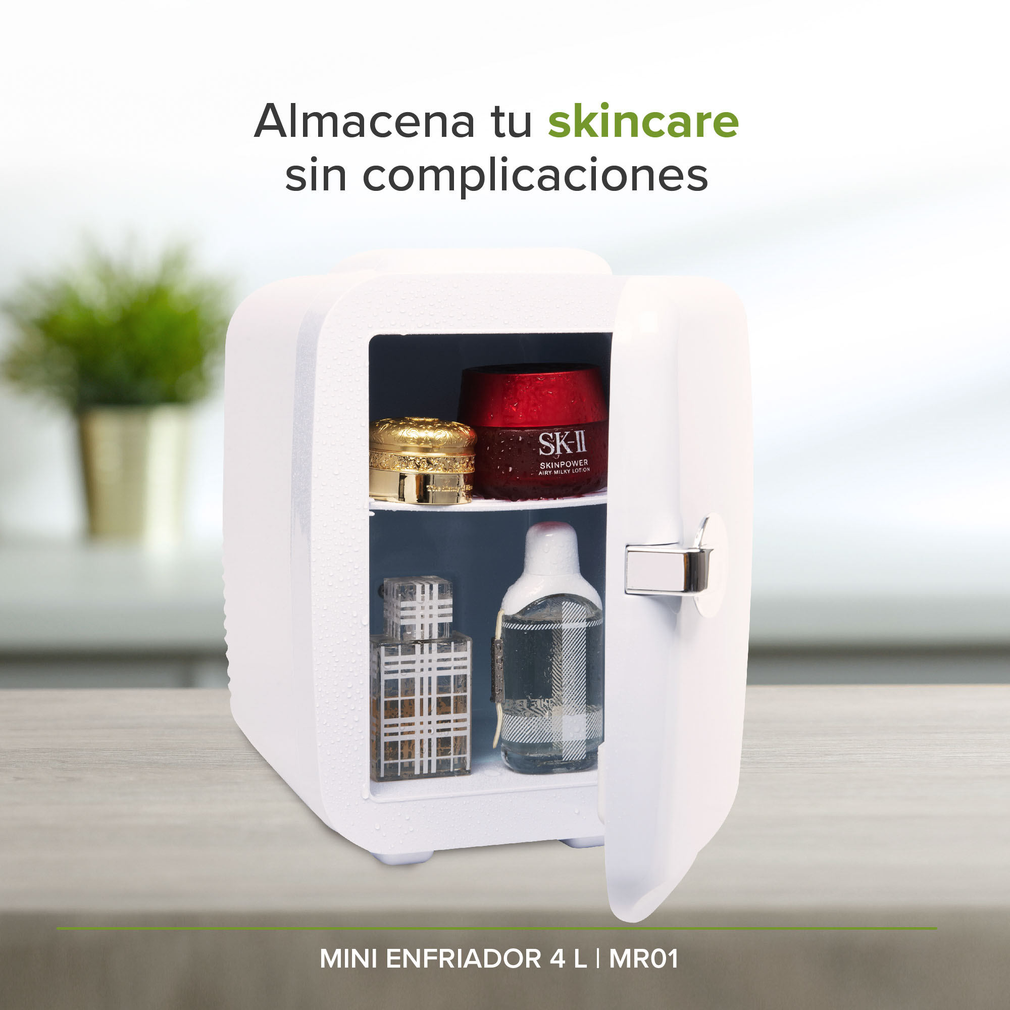Foto 7 pulgar | Mini Refrigerador Avera Portátil Auto Casa Oficina Mr01- color Blanco