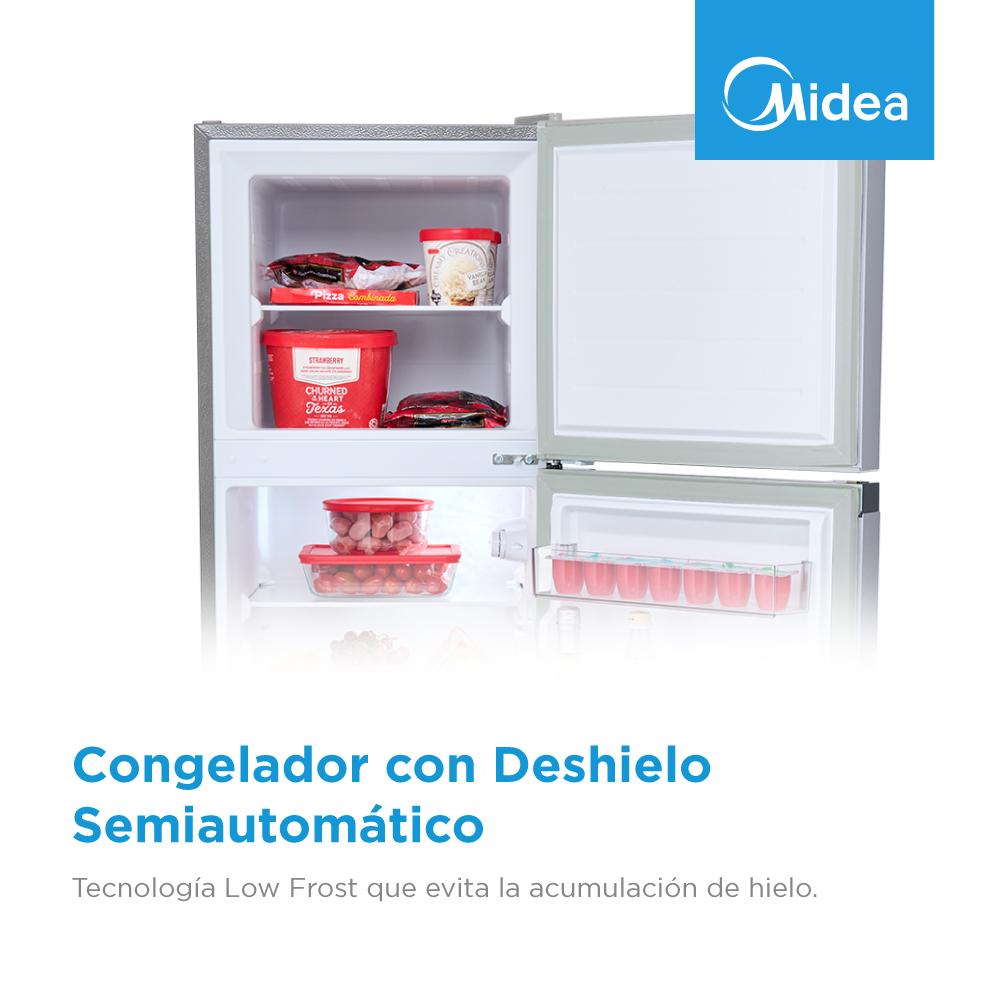 Foto 5 | Frigobar Dos Puertas Midea Low Frost 5 Pies Cúbicos