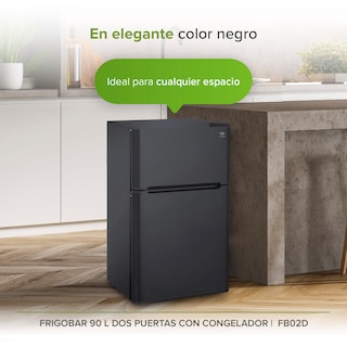 Foto 7 | Frigobar Con Dos Puertas Y Congelador 3.2 Pies 90 Litros Avera Fb02d