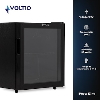 Foto 4 | Frigobar Enfriador Voltio 45 l Cristal