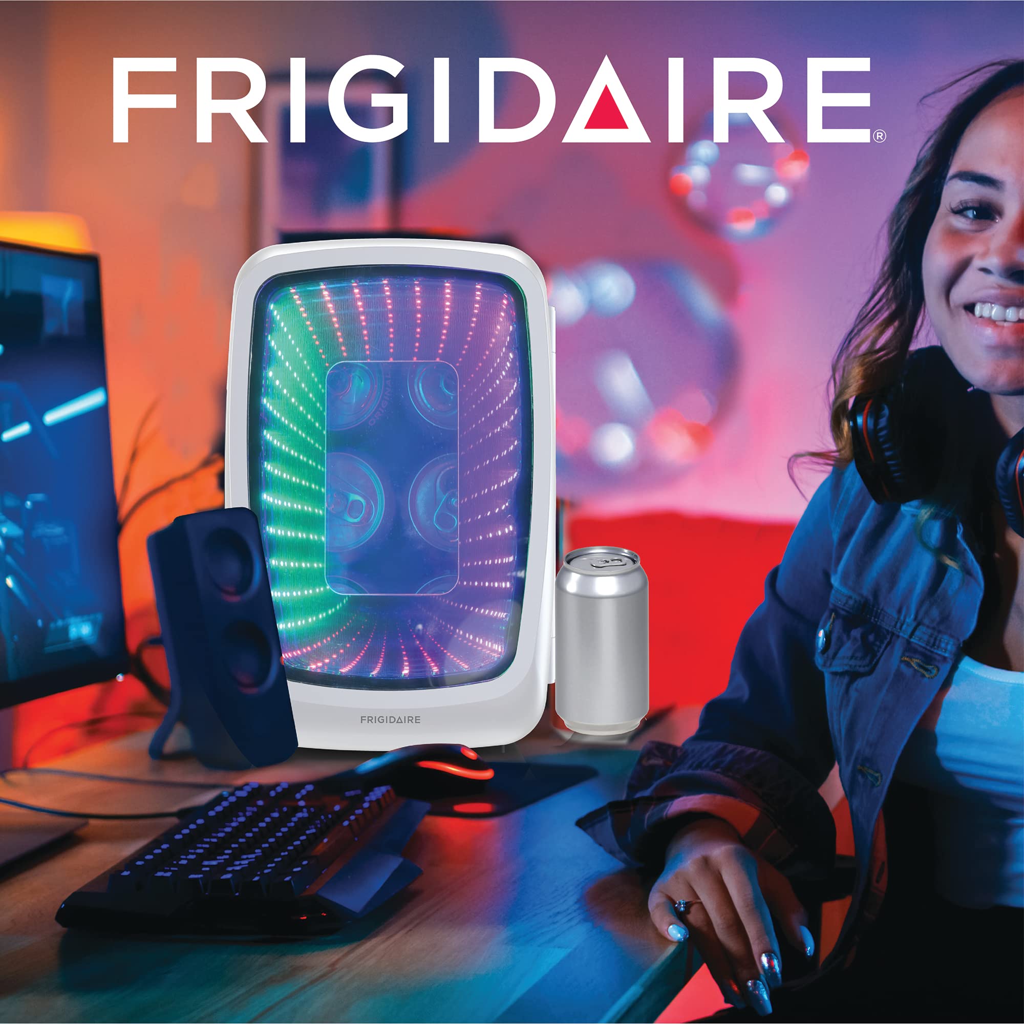 Foto 7 pulgar | Minirefrigerador Para Bebidas Frigidaire Efmis179 Gaming White - Venta Internacional.