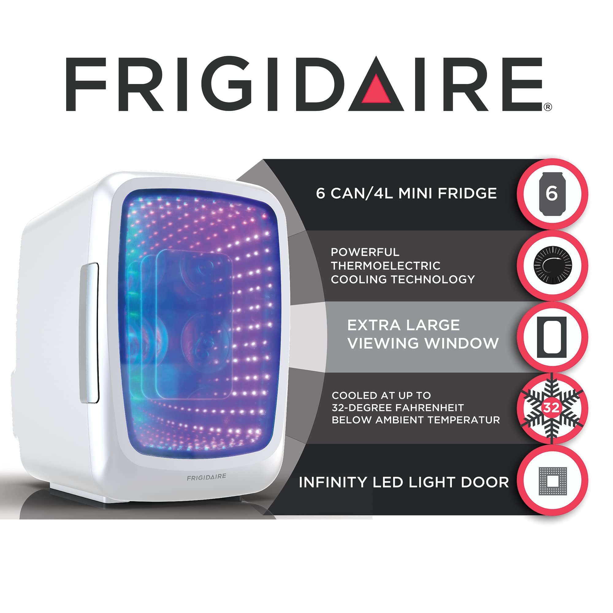 Foto 8 pulgar | Minirefrigerador Para Bebidas Frigidaire Efmis179 Gaming White - Venta Internacional.