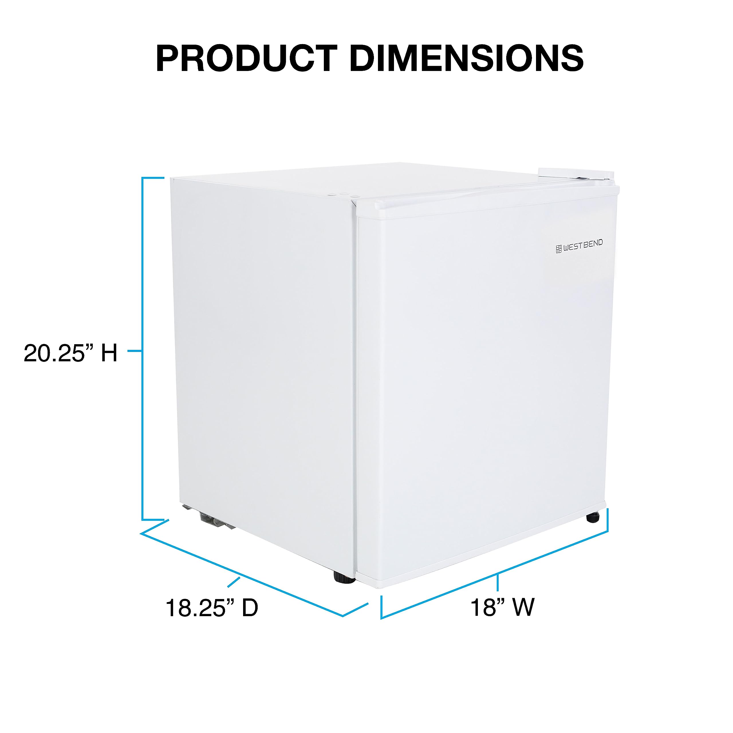 Foto 6 | Minirefrigerador West Bend Compact, 1.7 L, Descongelador Automático - Venta Internacional.