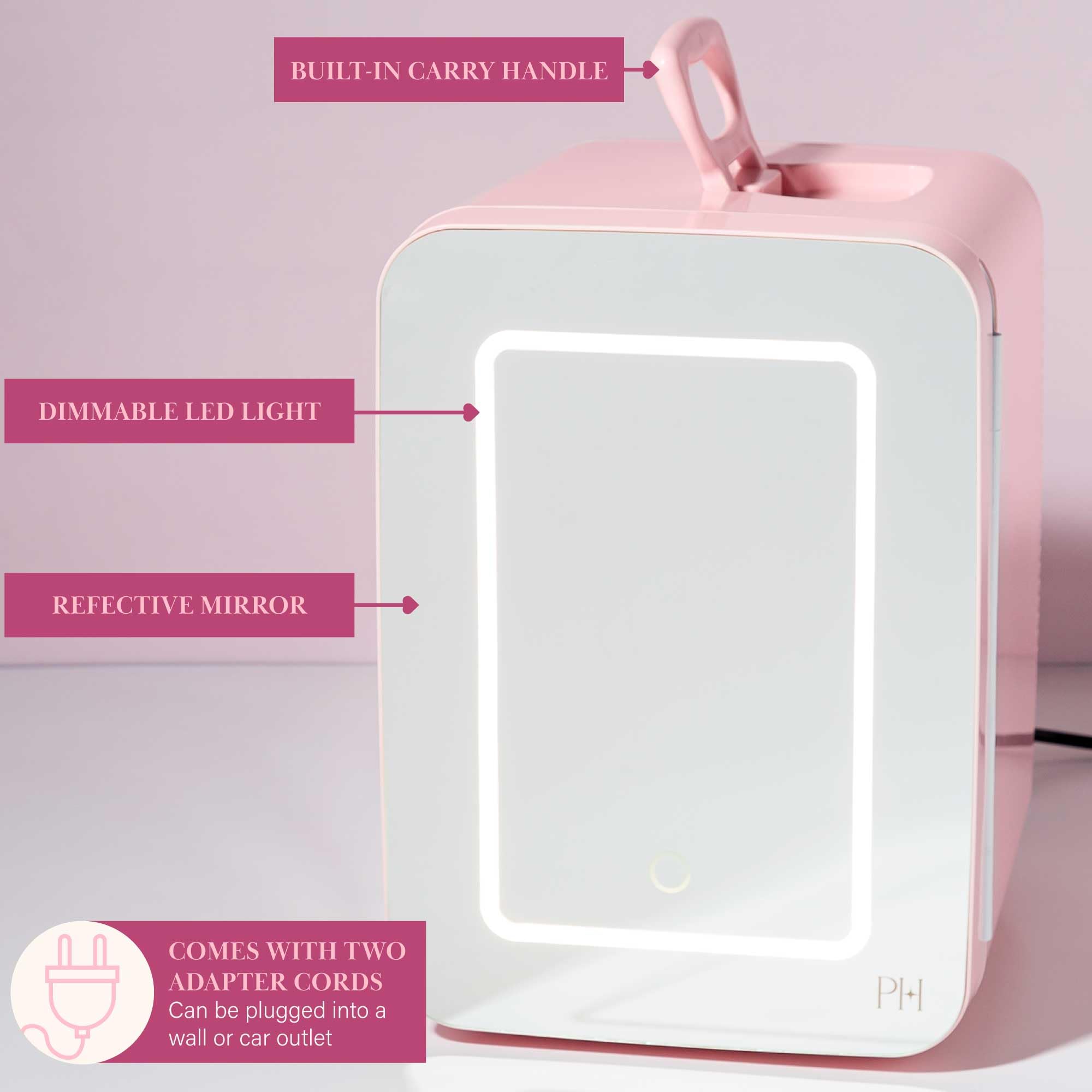 Foto 7 | Refrigerador Paris Hilton 10l Para Cosméticos Y Cuidado De La Piel, Color Rosa - Venta Internacional.