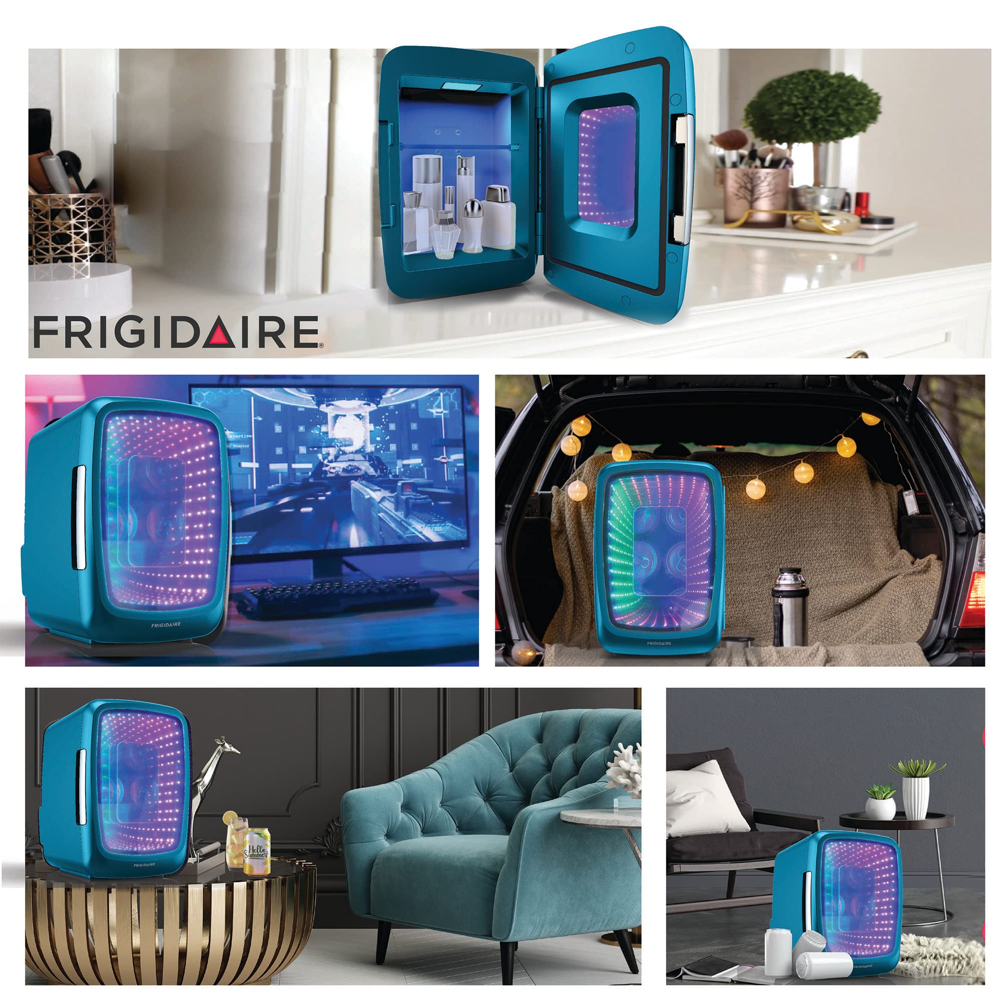 Foto 6 pulgar | Minirefrigerador De Bebidas Frigidaire Efmis179 Gaming Blue - Venta Internacional.