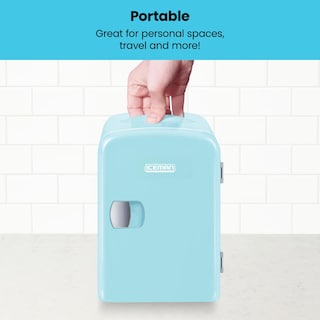 Foto 5 | Nevera Portátil Chefman Iceman Mini Blue de 4 l- Venta Internacional
