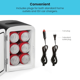 Foto 5 | Nevera Portátil Chefman Iceman Mini Negra 4l - Venta Internacional