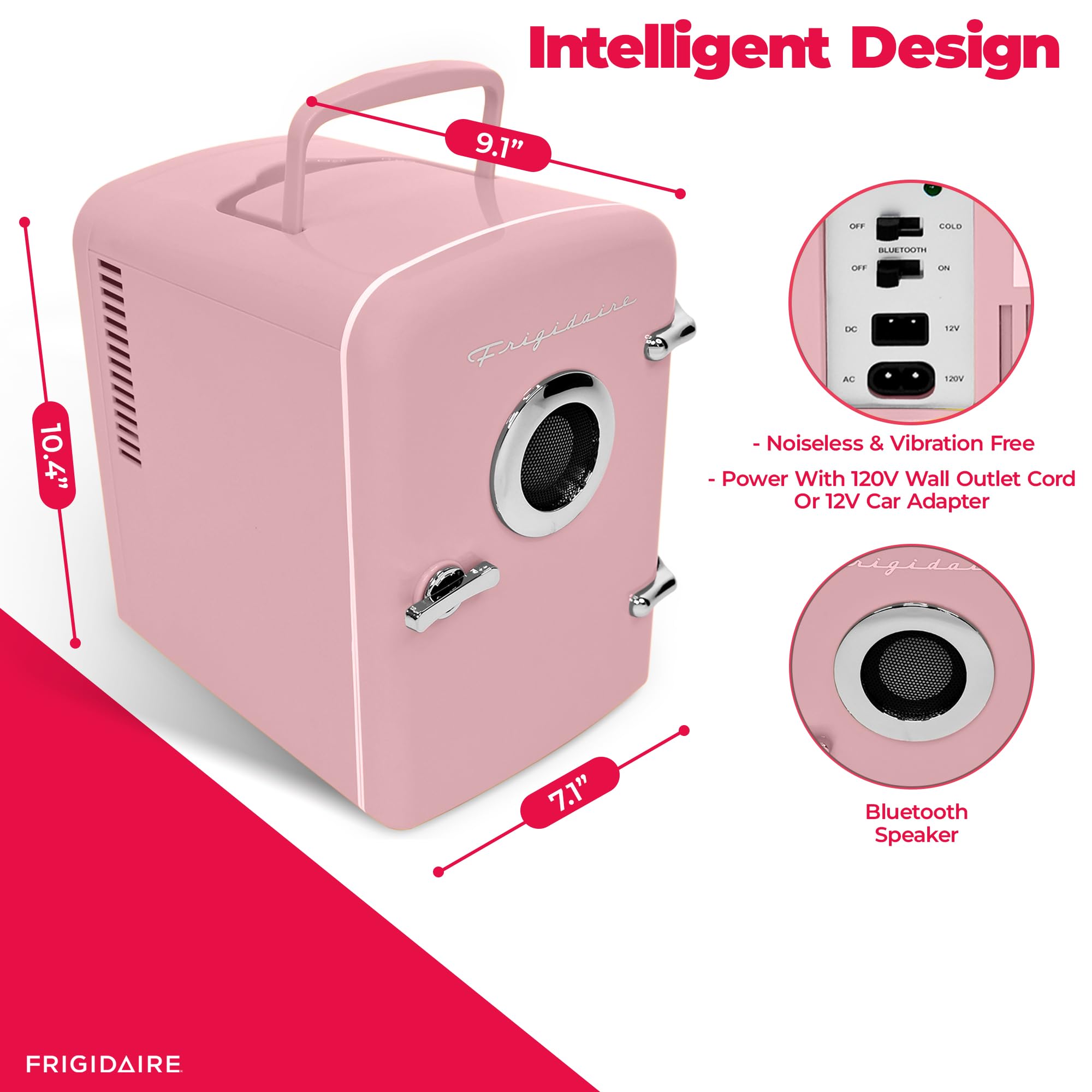 Foto 6 pulgar | Mini Refrigerador Personal Compacto Portátil Frigidaire EFMIS151 - Venta Internacional