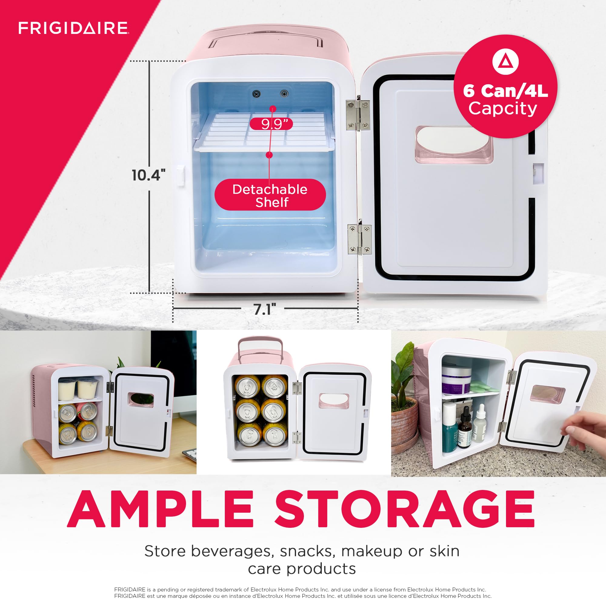 Foto 7 pulgar | Minirefrigerador Frigidaire Retro Cooler De 4 Litros, 6 Latas, 100% Libre De Freón - Venta Internacional.