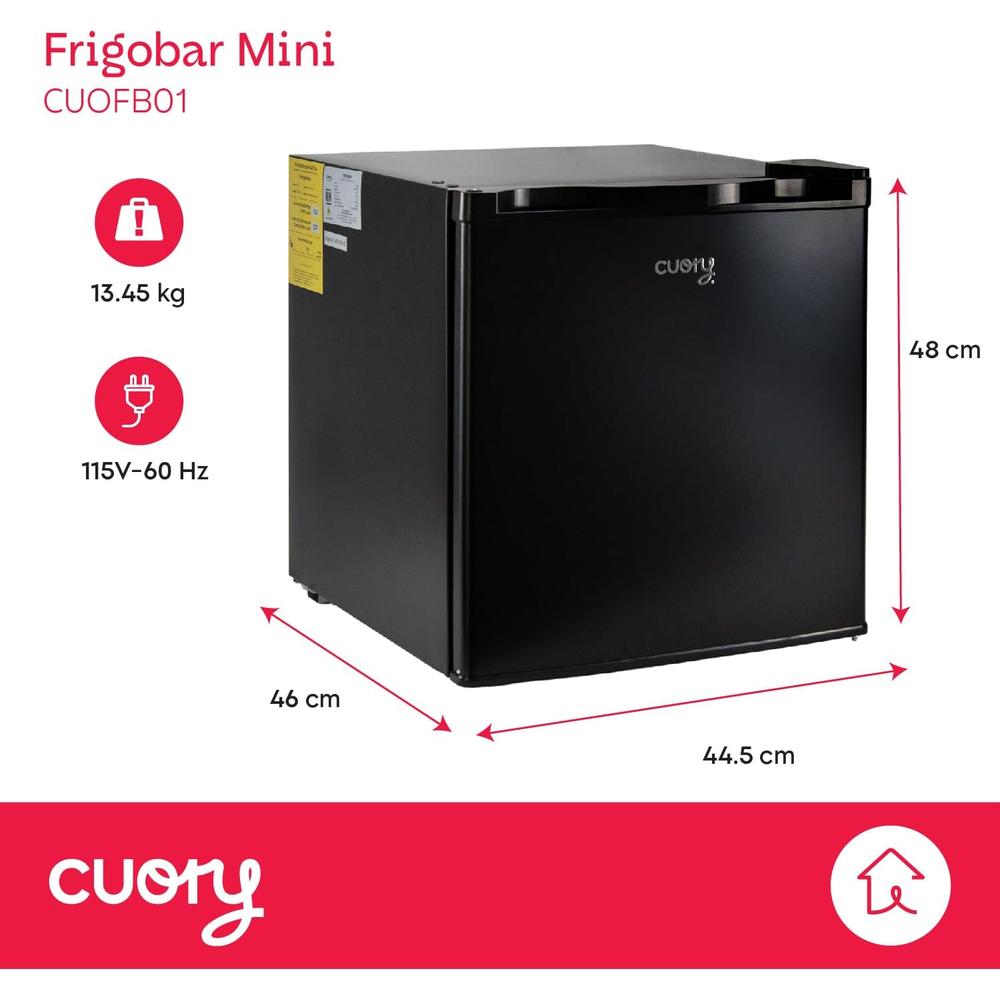 Foto 2 | Frigobar Refri Cuory Cuofb01 De 1.6 Pies De 46l