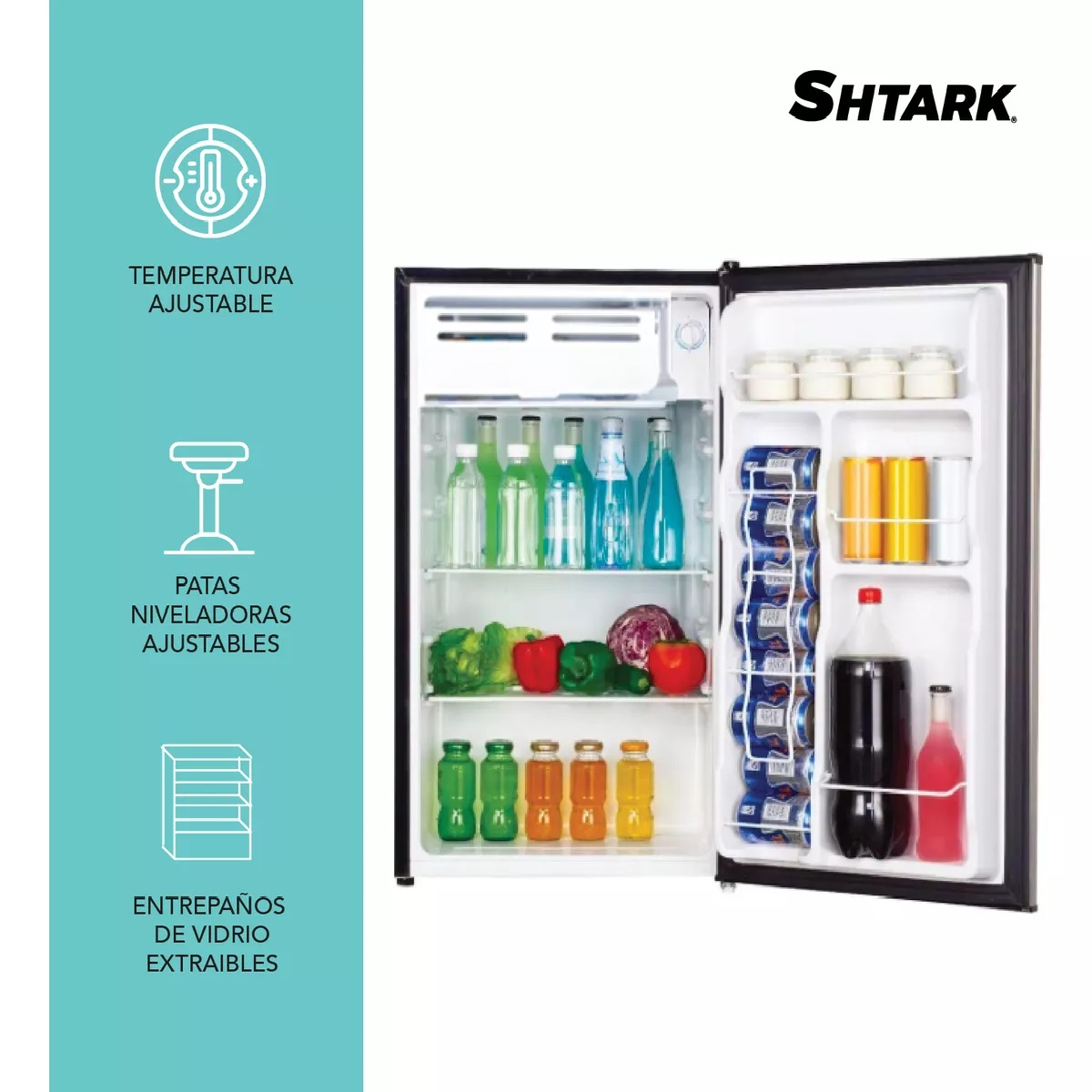 Foto 3 pulgar | Frigobar Refrigerador Acero Inoxidable 91 Litros 3.2 Ft