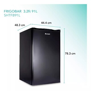 Foto 3 | Frigobar Refrigerador Acero Inoxidable 91 Litros 3.2 Ft