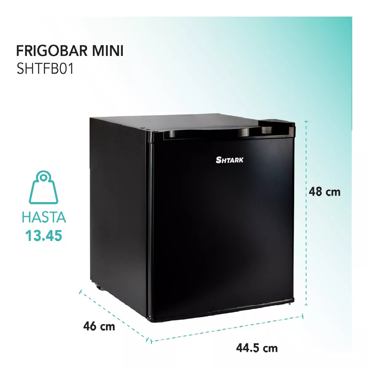 Foto 3 pulgar | Frigobar Refrigerador Congelador Compacto Mini 1.6 Pies 46l