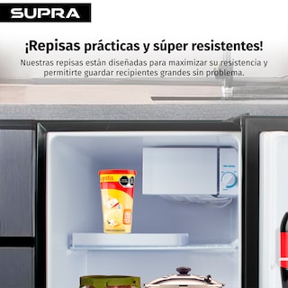 Foto 6 | Mini Refrigerador Con Congelador Negro De 1.7 P3, Refrigerador Portátil Con Cerradura Mod. Vail