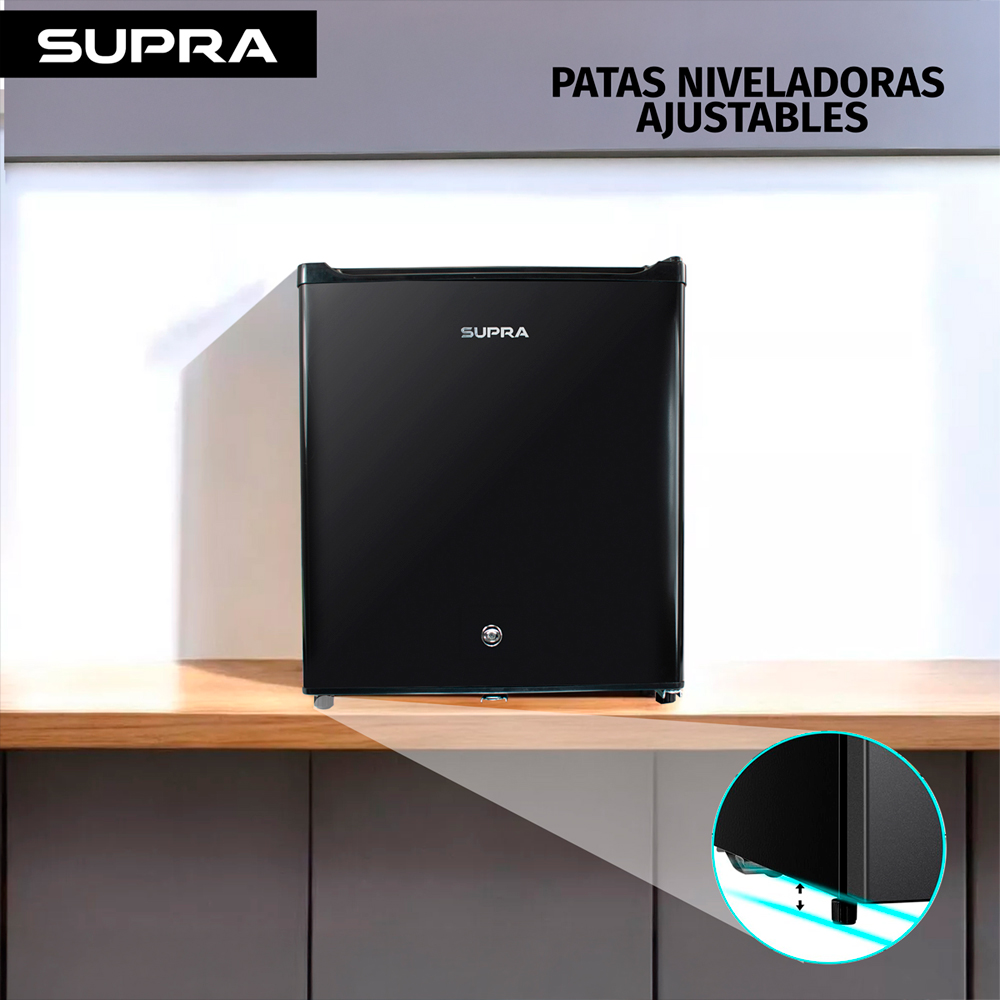 Foto 8 pulgar | Mini Refrigerador Con Congelador Negro De 1.7 P3, Refrigerador Portátil Con Cerradura Mod. Vail