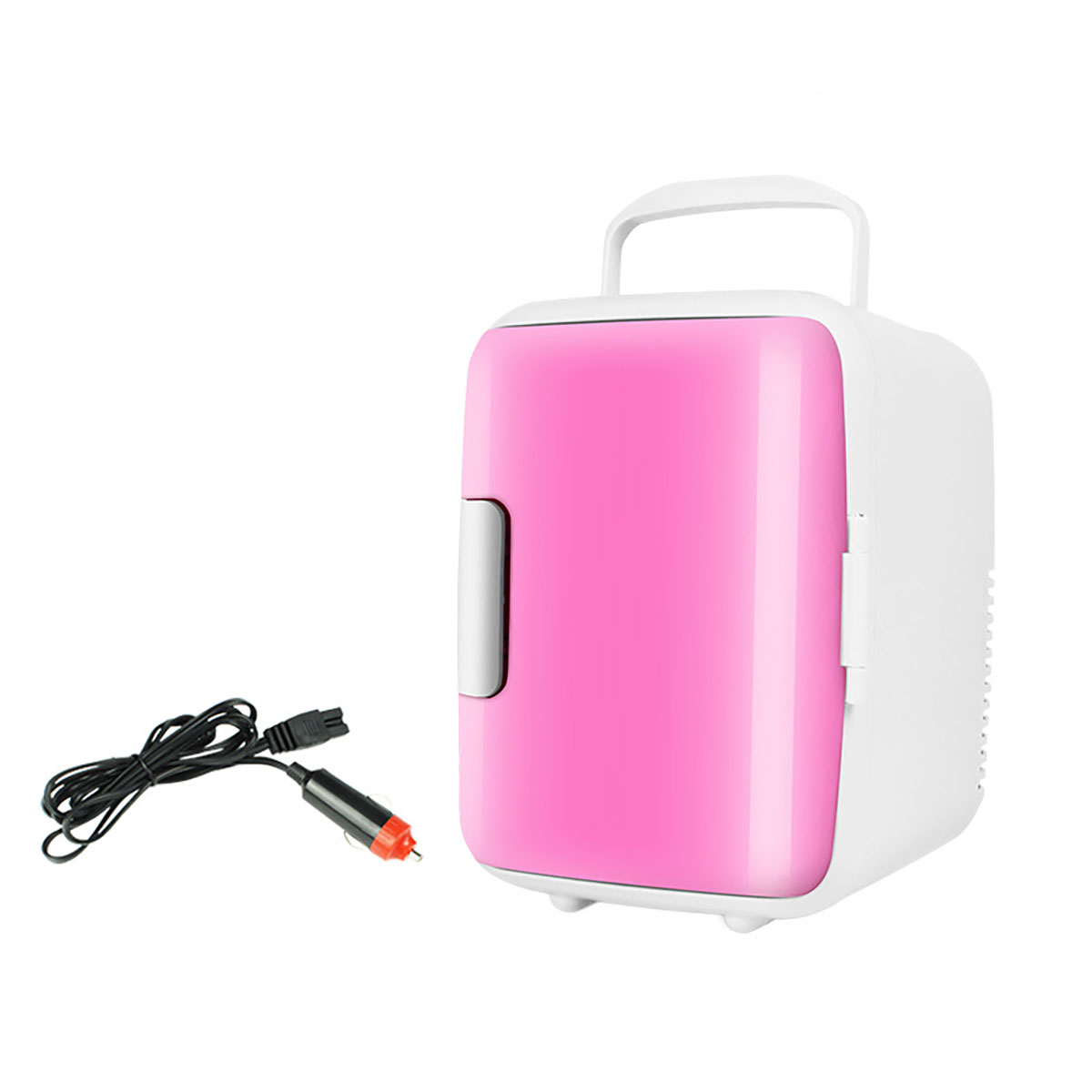 Foto 2 pulgar | Mini Refrigerador Portátil Rosa