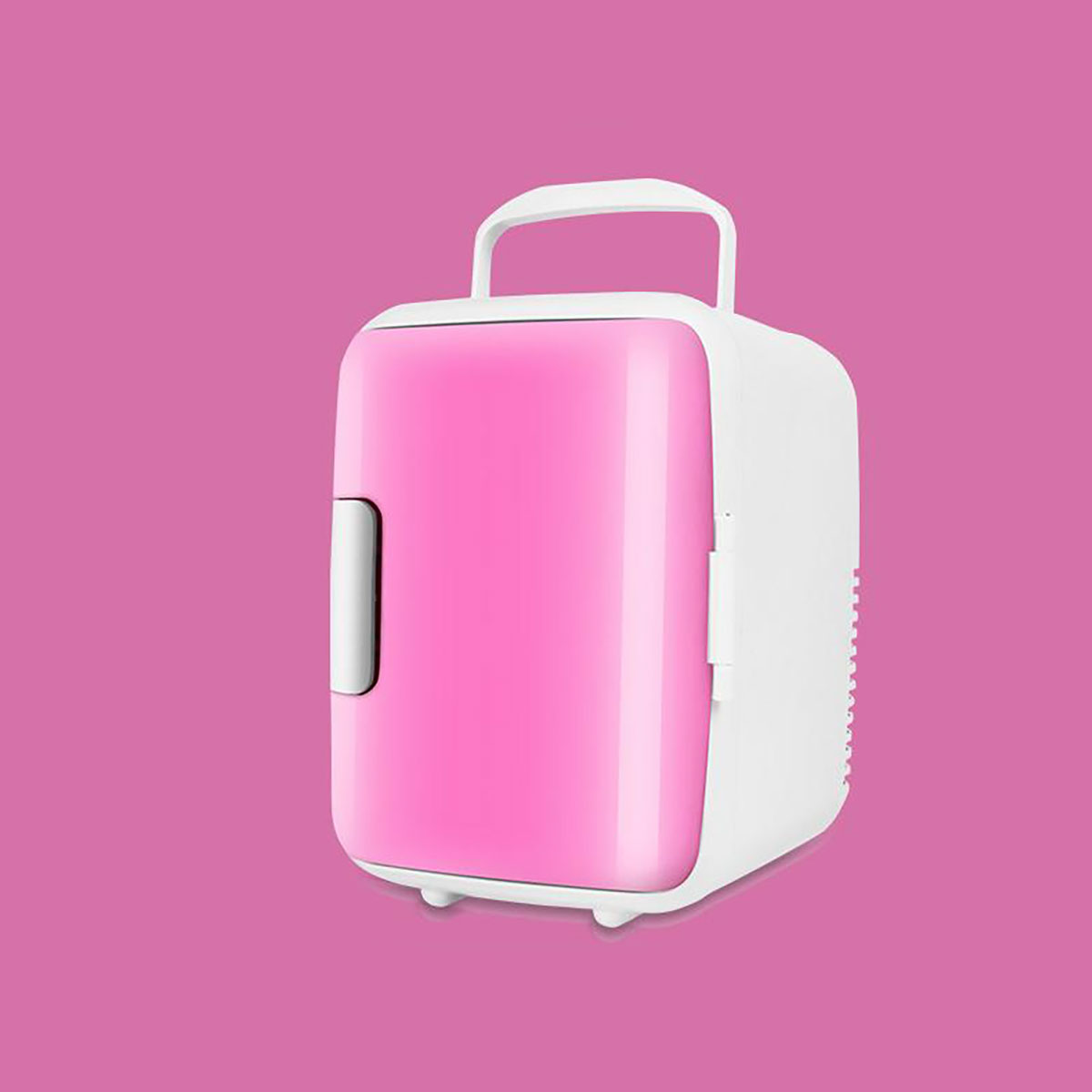 Foto 4 pulgar | Mini Refrigerador Portátil Rosa