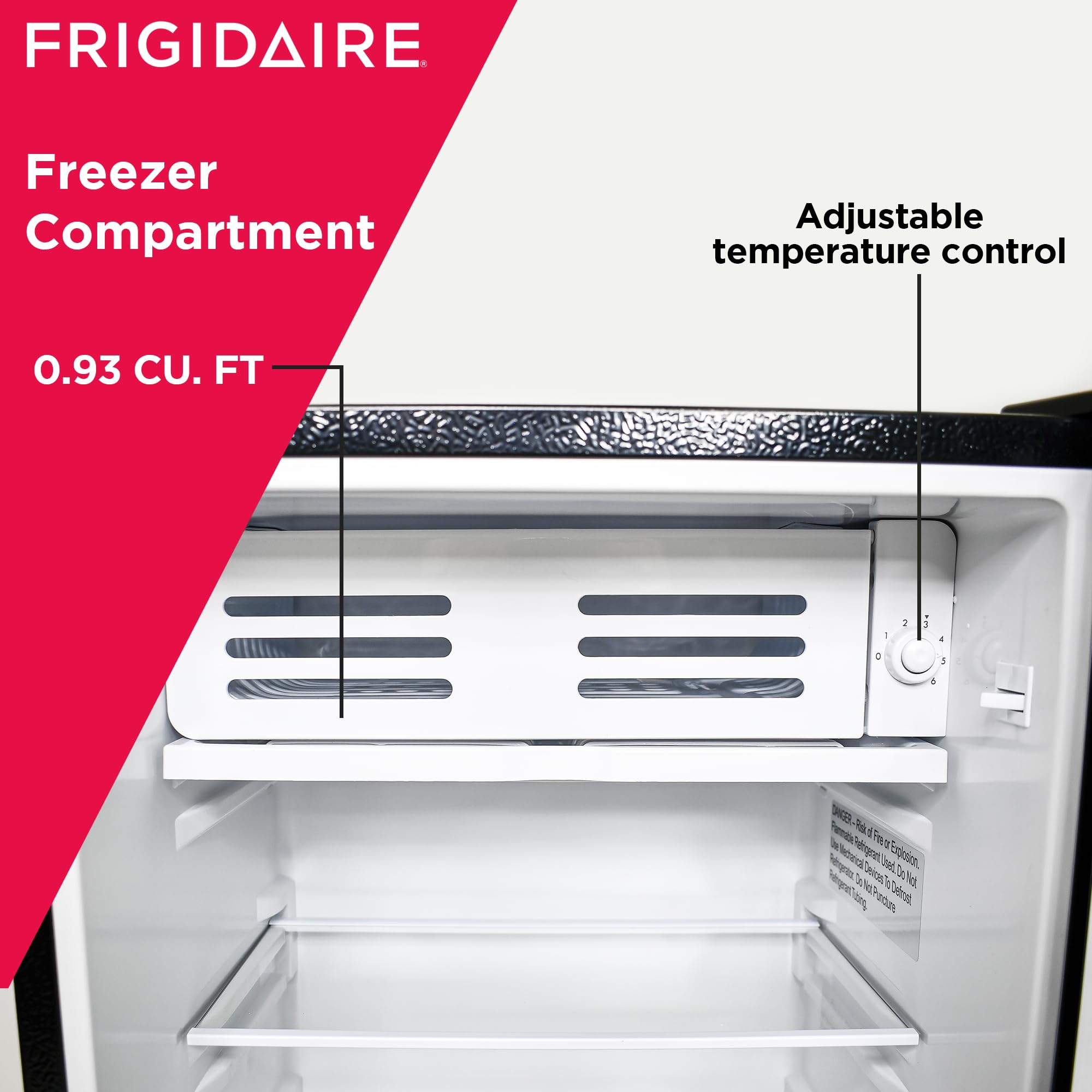 Foto 6 | Frigorífico De Bar Frigidaire Efr376-black, 90 L, Negro, Retro, Con Abridor - Venta Internacional.