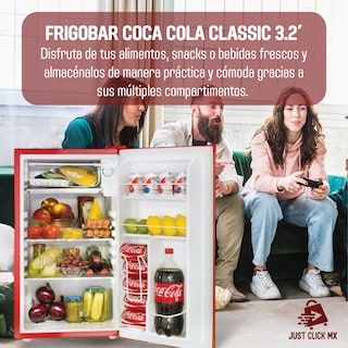 Foto 2 | Frigobar Coca Cola Classic Refrigerador Dace 3,2p Minibar-justclick Mx