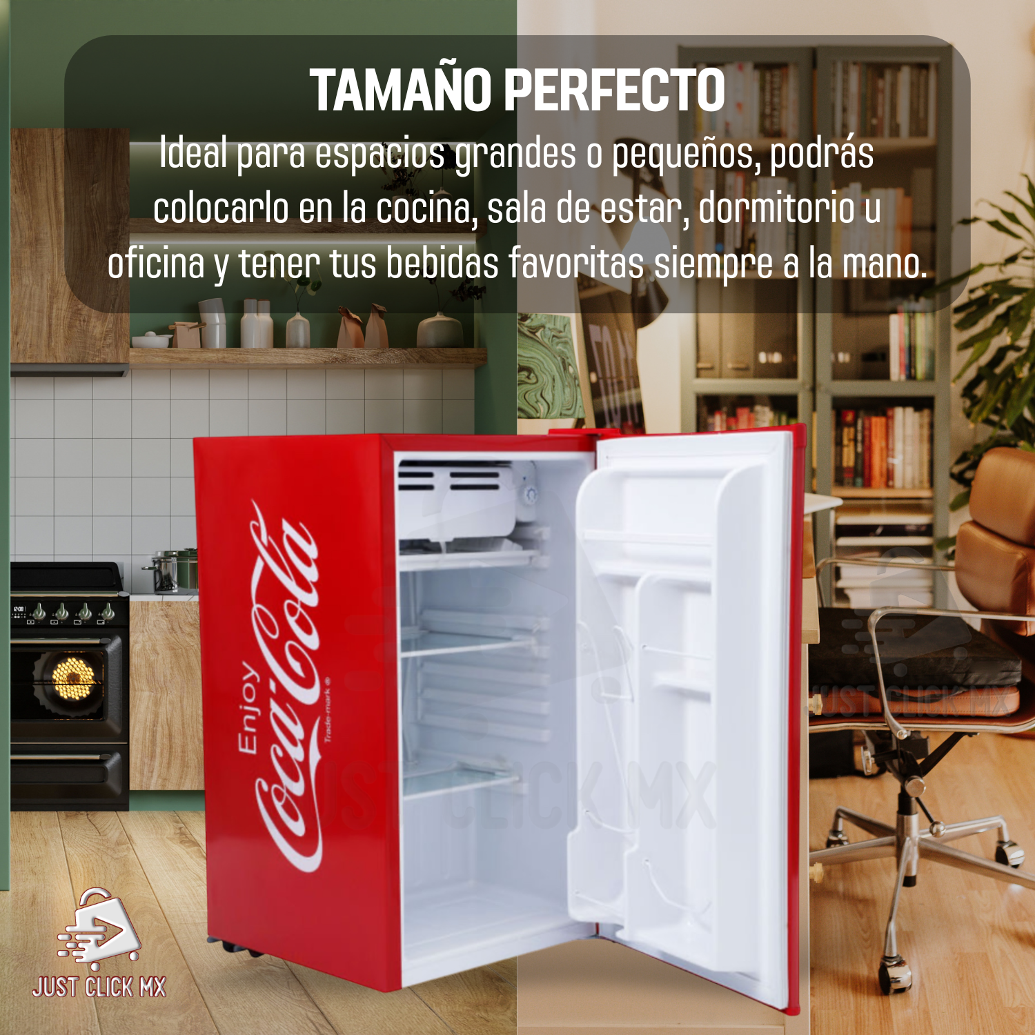 Foto 3 | Frigobar Coca Cola Classic Refrigerador Dace 3,2p Minibar-justclick Mx