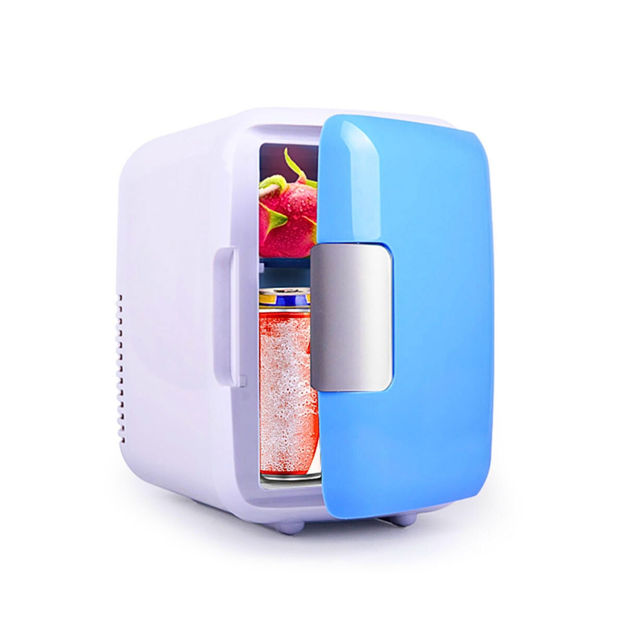 Foto 1 | Mini Refrigerador Frigobares Para Coche 4l  Azul Blanco