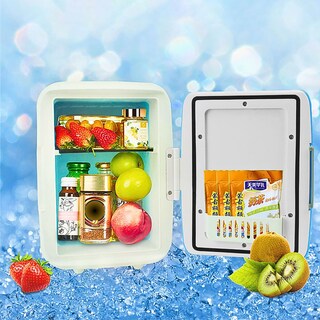 Foto 6 | Mini Refrigerador Frigobares Para Coche 4l Azul Blanco
