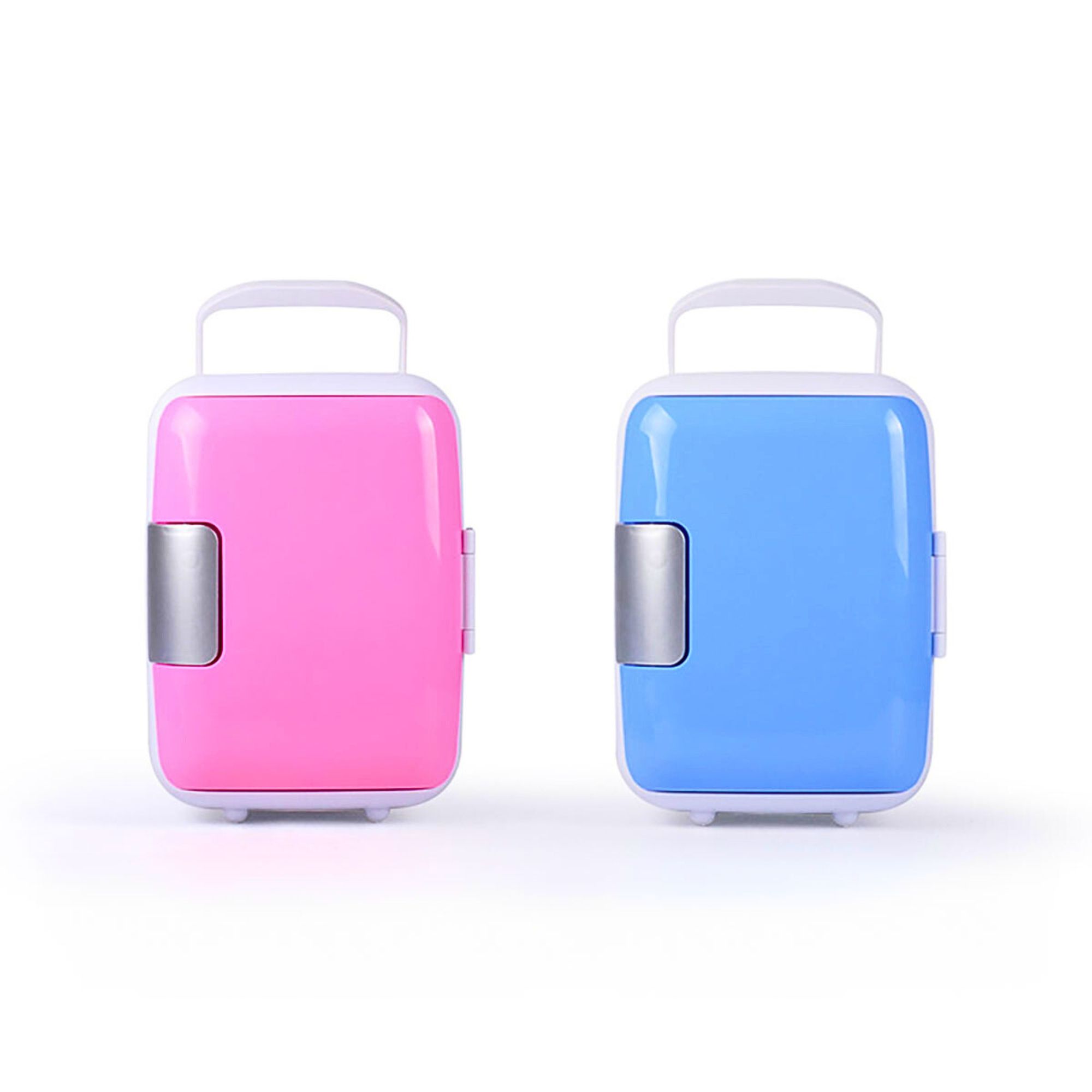 Foto 8 pulgar | Mini Refrigerador Frigobares Para Coche 4l  Azul Blanco