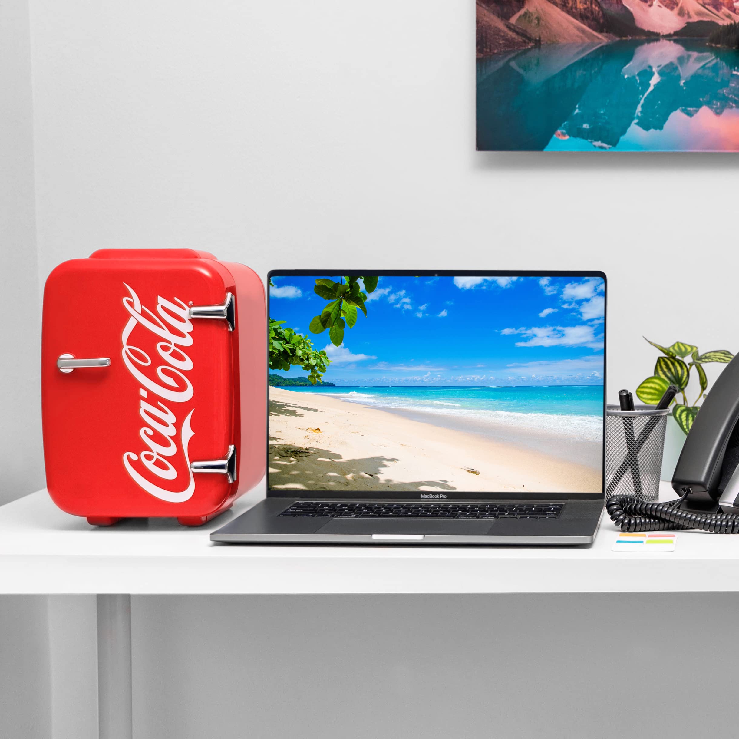 Foto 4 | Minirefrigerador Cooluli Retro Coca-cola 4l/6 Latas Portátil De 12 V - Venta Internacional.