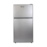 Frigobar Refrigerador Con Freezer 86l 2 Puertas 3 Pies Plata