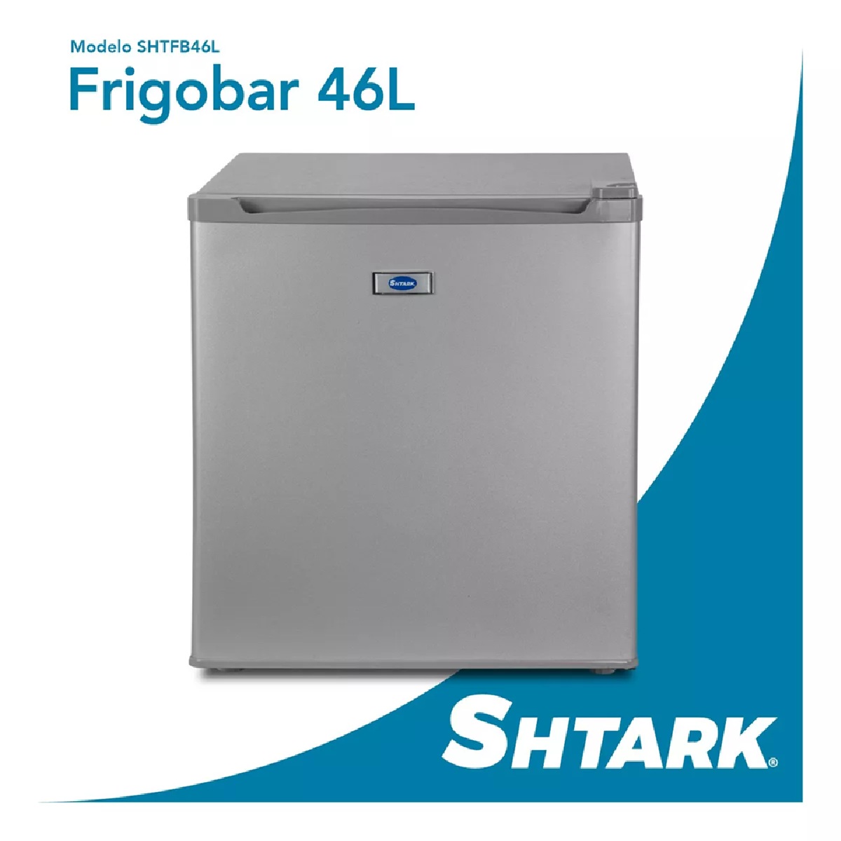 Foto 3 pulgar | Frigobar Mini 1.6 Pies 46l Refrigerador Congelador Compacto Plata