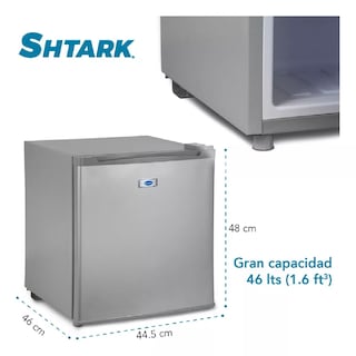 Foto 4 | Frigobar Mini 1.6 Pies 46l Refrigerador Congelador Compacto Plata