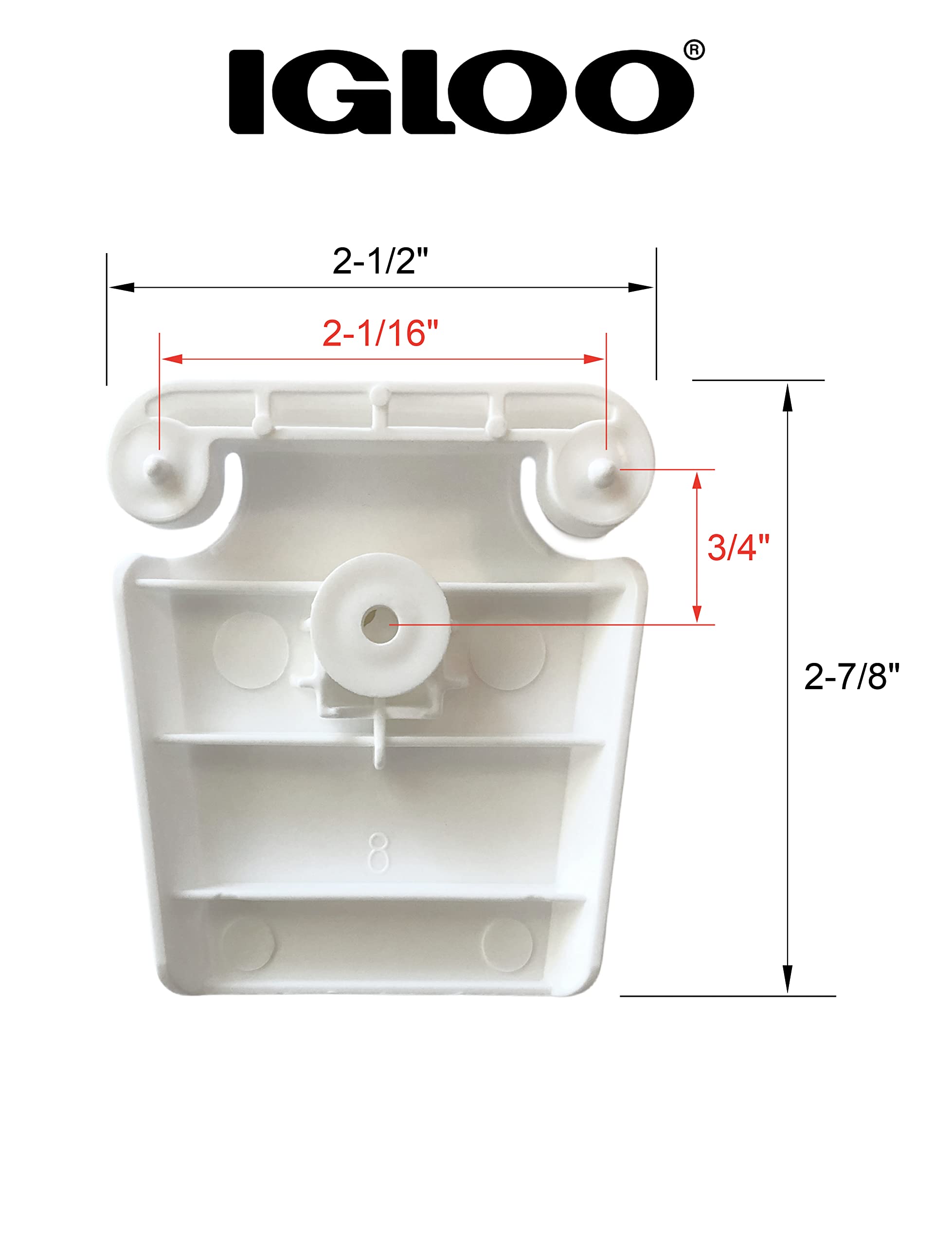 Foto 2 | Cierre De Plástico Estándar Cooler Igloo Para Refrigeradores De 50 A 165 Cuartos De Galón - Venta Internacional.