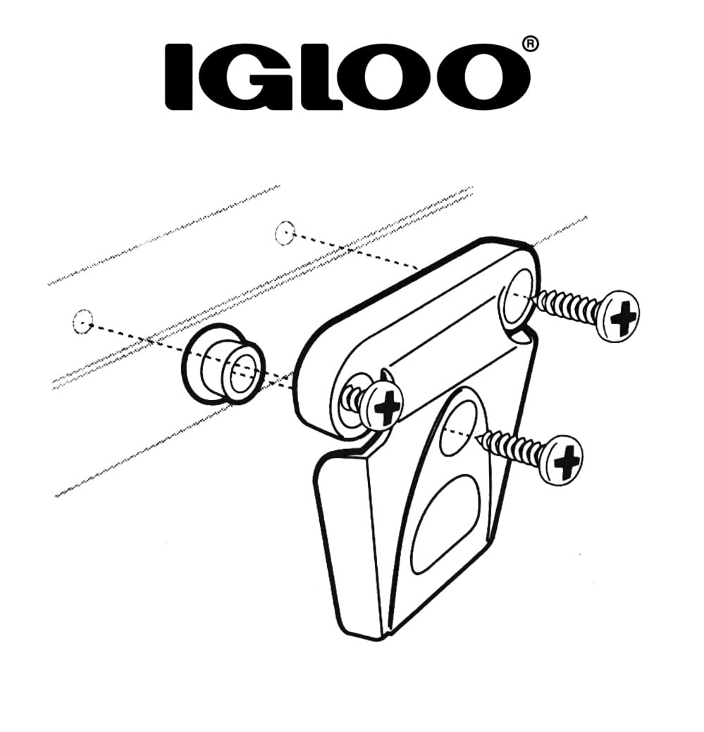 Foto 3 | Cierre De Plástico Estándar Cooler Igloo Para Refrigeradores De 50 A 165 Cuartos De Galón - Venta Internacional.