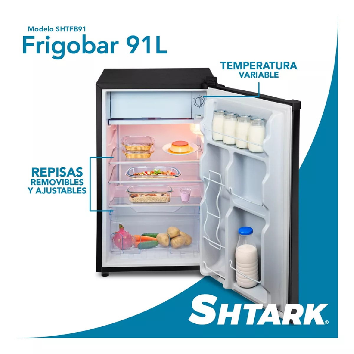 Foto 3 pulgar | Frigobar Refrigerador Acero Inoxidable 91 Litros 3.2 Ft Negro