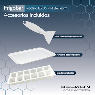 Foto 7 | Frigoba Beckon 1.6 Pies 45l Ahorrador de Energía Gris Plata