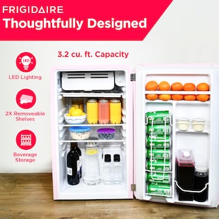 Foto 3 | Refrigerador Frigidaire Retro Compact De 3.2 Pies Cúbicos Con Enfriador Rosa - Venta Internacional.