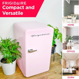 Foto 5 | Refrigerador Frigidaire Retro Compact De 3.2 Pies Cúbicos Con Enfriador Rosa - Venta Internacional.