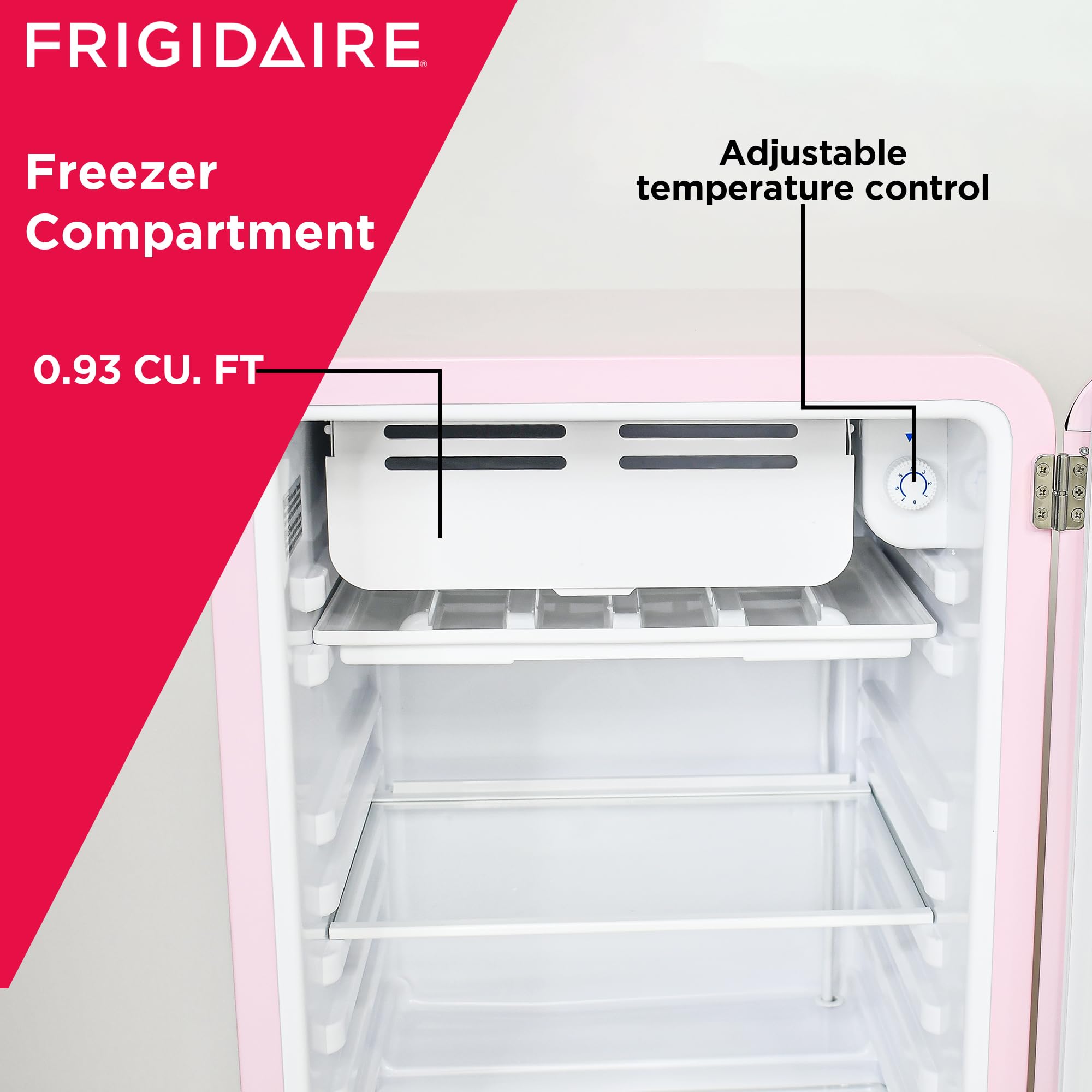Foto 7 pulgar | Refrigerador Frigidaire Retro Compact De 3.2 Pies Cúbicos Con Enfriador Rosa - Venta Internacional.