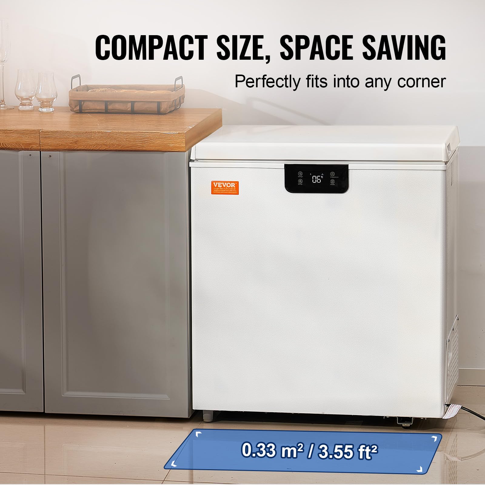 Foto 6 | Congelador Profundo Compacto Vevor De 110 L/3.88 Pies Cúbicos - Venta Internacional.
