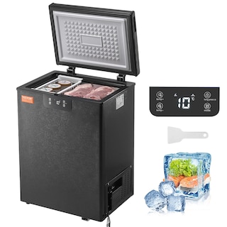 Foto 1 | Congelador Horizontal Vevor 63 L Compact De 2.22 Pies Cúbicos Con 2 Cestas, Color Negro - Venta Internacional.