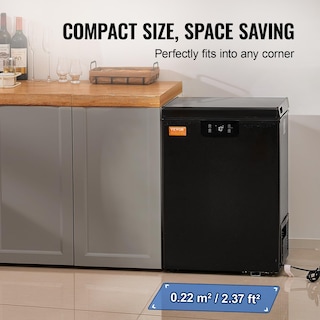 Foto 5 | Congelador Horizontal Vevor 63 L Compact De 2.22 Pies Cúbicos Con 2 Cestas, Color Negro - Venta Internacional.