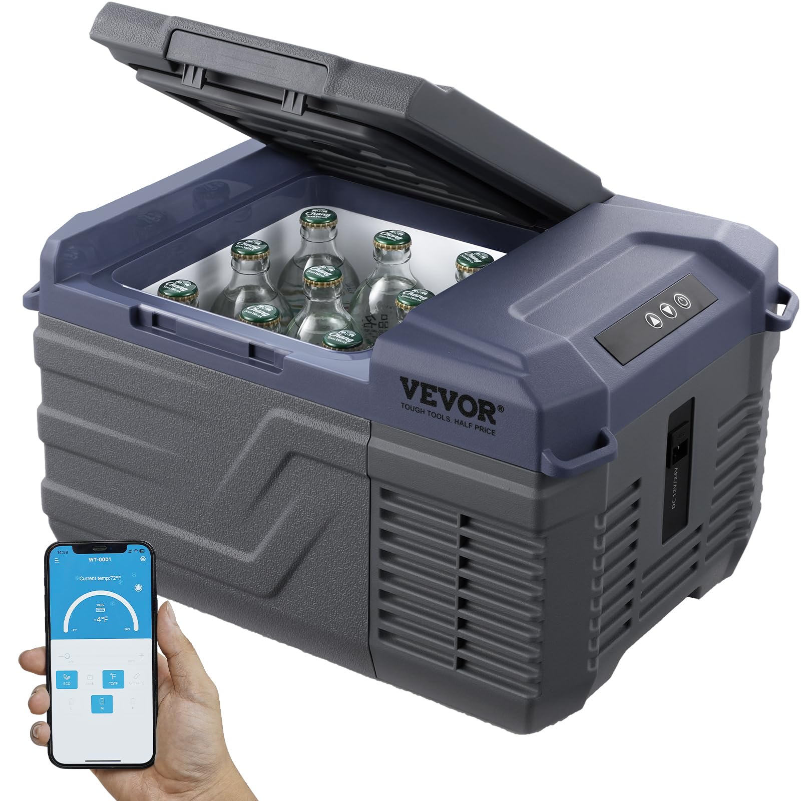 Foto 2 pulgar | Refrigerador De Coche Vevor 9l, Congelador Portátil De Una Sola Zona, 12 V - Venta Internacional.