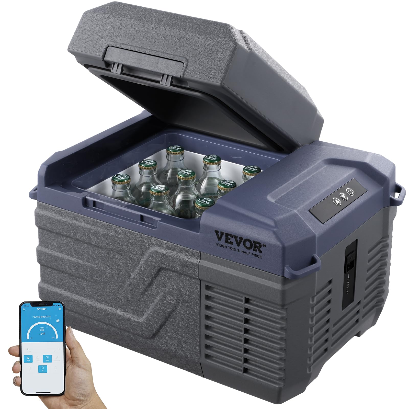 Foto 2 pulgar | Refrigerador De Coche Vevor Nl12 12, 12 V, 12 L, Congelador Portátil De Una Sola Zona - Venta Internacional.