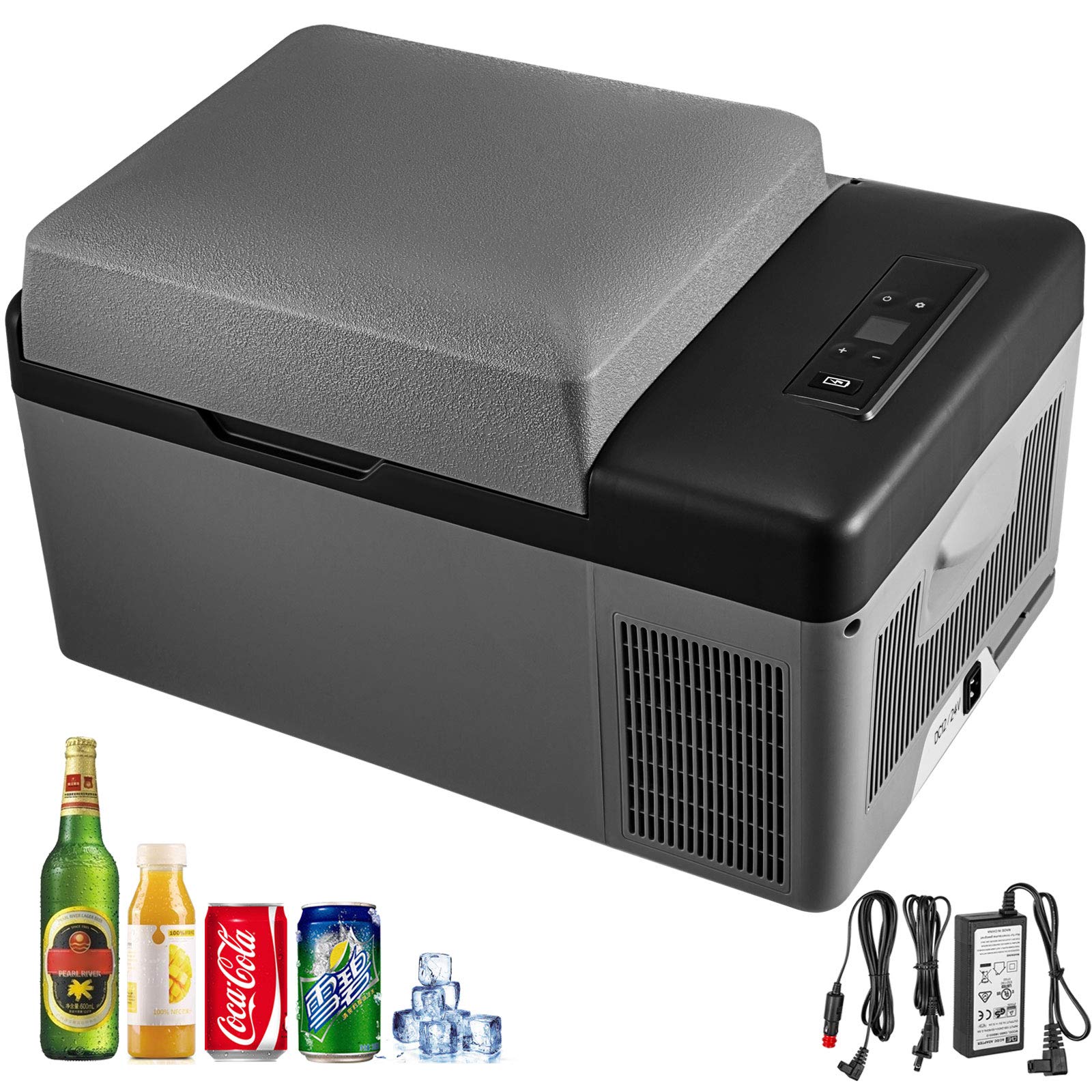 Refrigerador De Coche Vevor C20 Portátil De 20 Litros Con Control De Aplicaciones De 12 V/24 V - Venta Internacional.