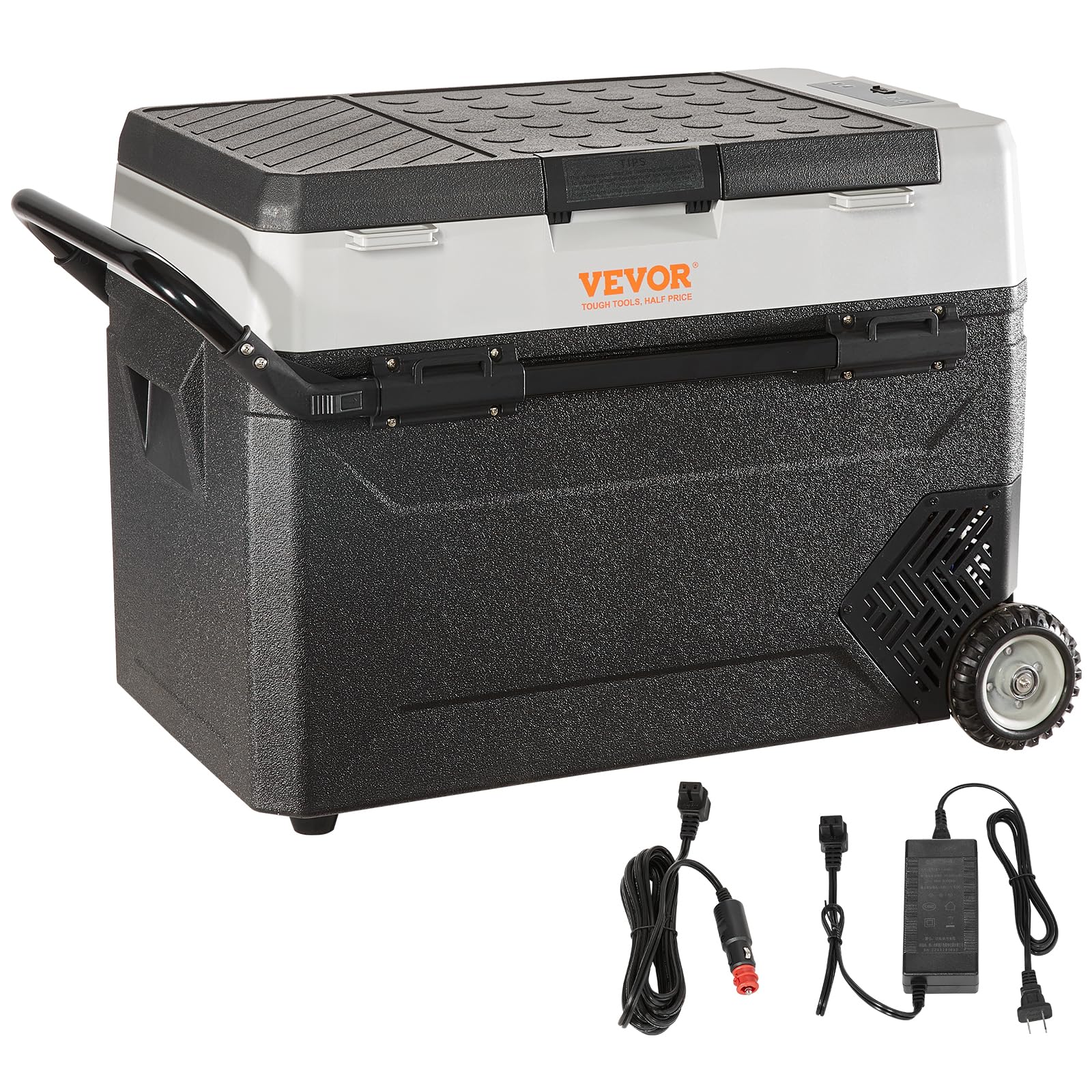 Foto 2 pulgar | Refrigerador De Coche Vevor 12 V Frigorífico 53l/56qt Con Congelador De Doble Zona - Venta Internacional.
