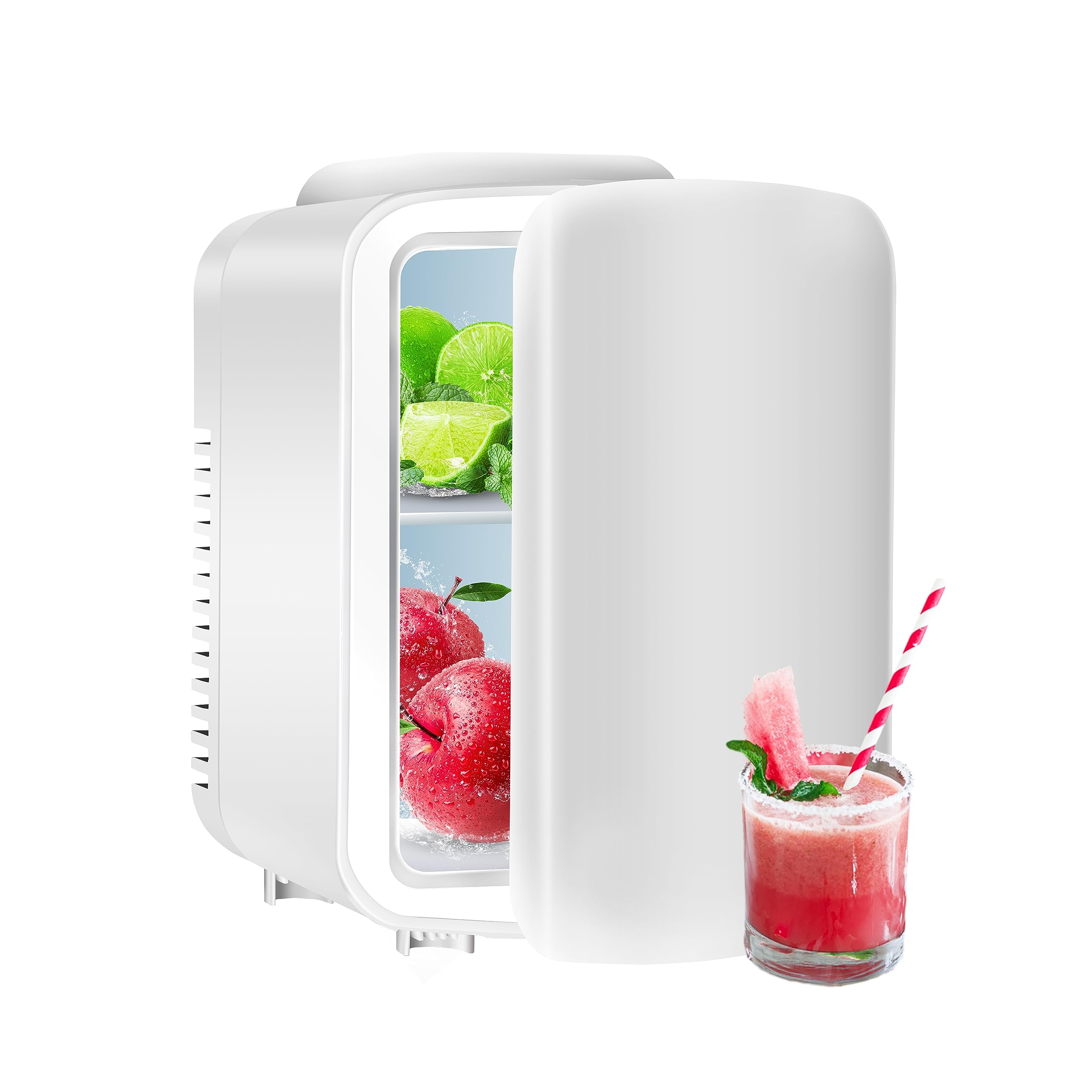 Minirefrigerador Simple Deluxe Portátil De 4 L/6 Latas, Enfriador/calentador Wh - Venta Internacional.
