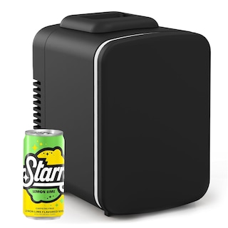 Foto 1 | Minienfriador Y Calentador Portátil Simple Deluxe De 4 Litros Y 6 Latas, Color Negro - Venta Internacional.
