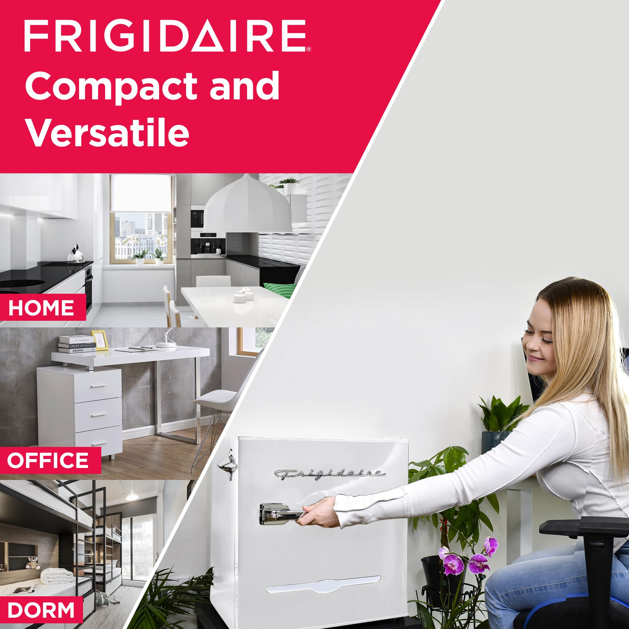 Foto 4 pulgar | Minirefrigerador Frigidaire Efr176 Retro Compact 46 L Moonlight - Venta Internacional.