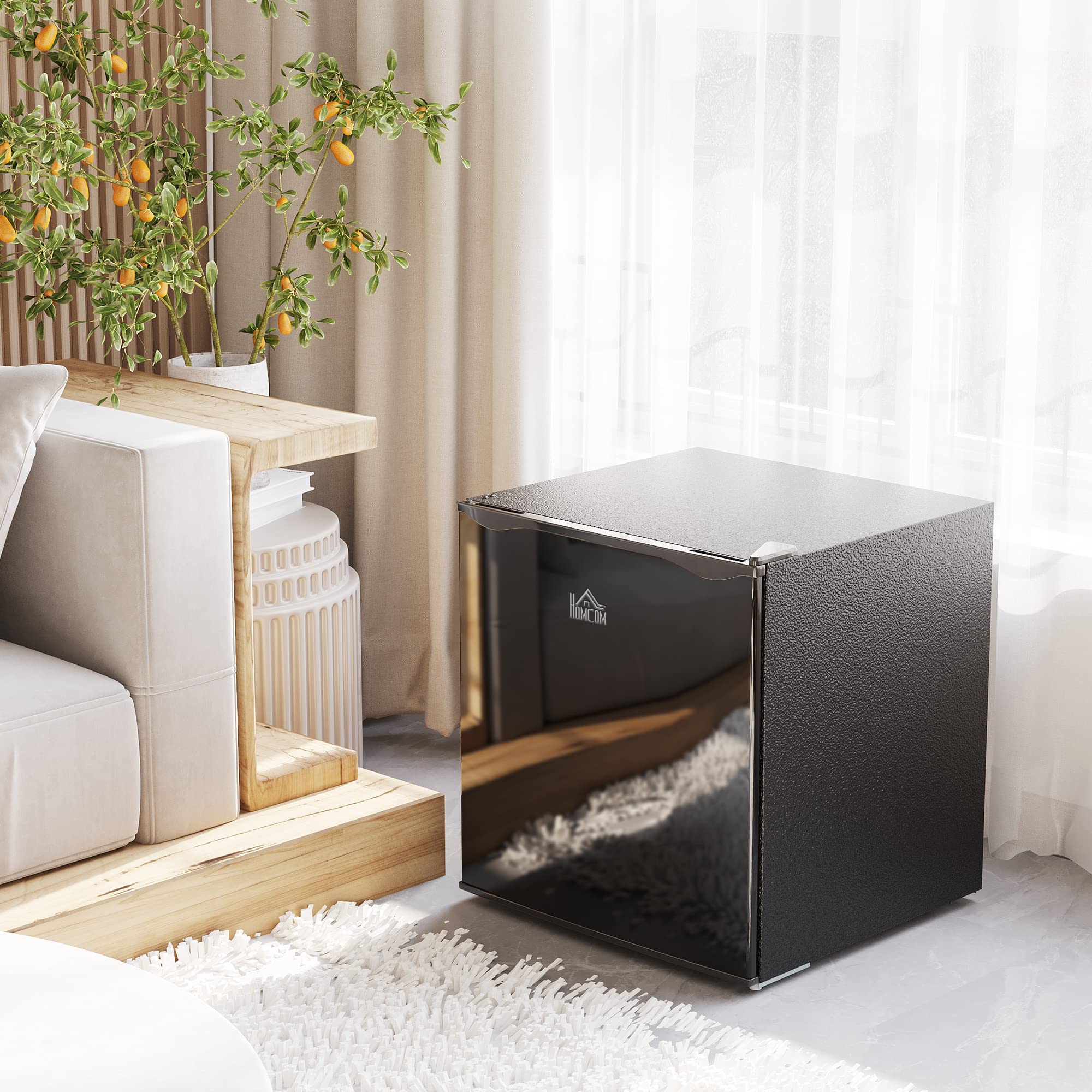 Foto 2 | Minicongelador Homcom 32l Compacto Vertical Con Estantes Extraíbles - Venta Internacional.